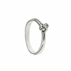 Bague solitaire Or blanc Diamant