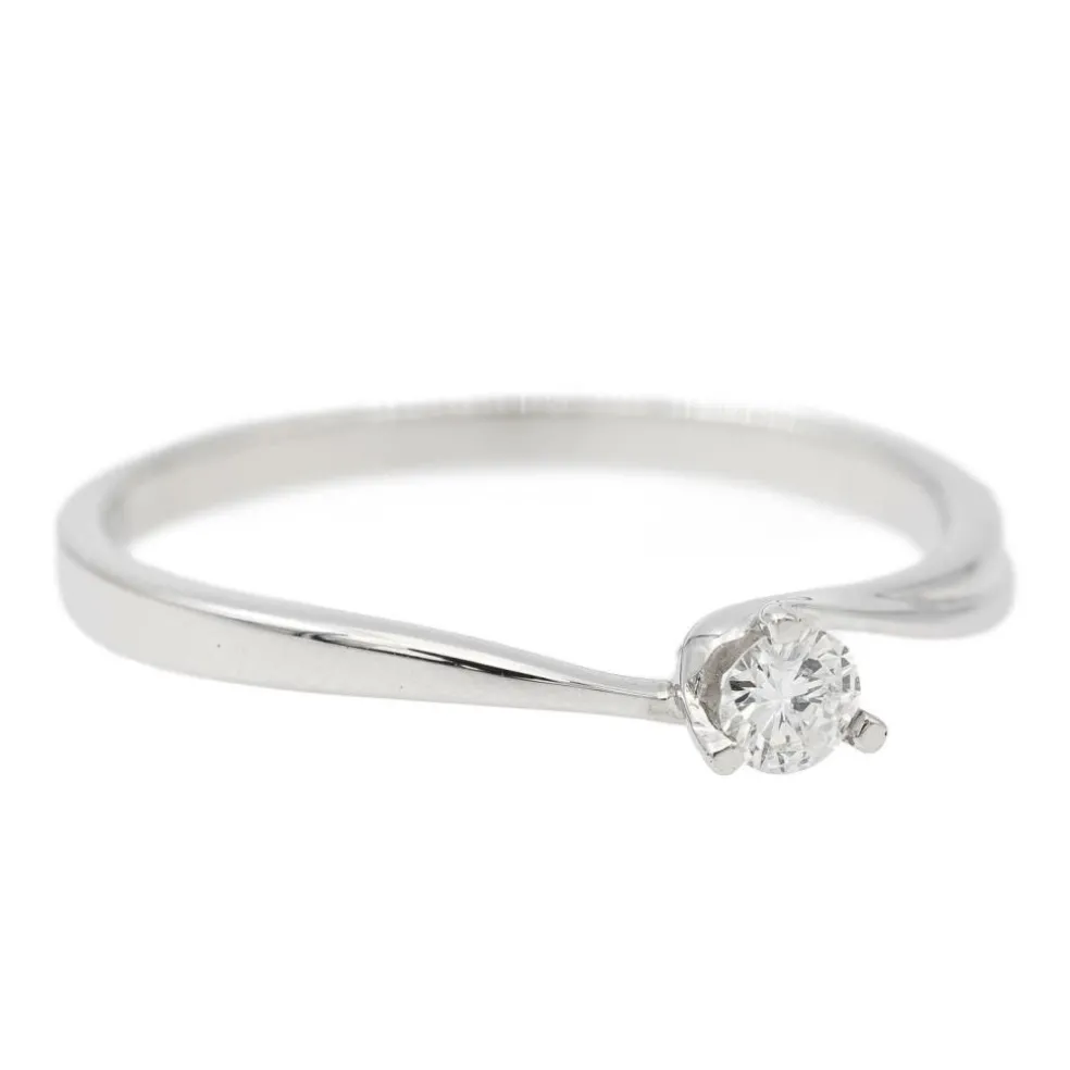 Bague Solitaire Or blanc Diamant