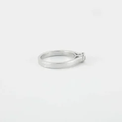 Bague solitaire Or blanc Diamants 0.50ct