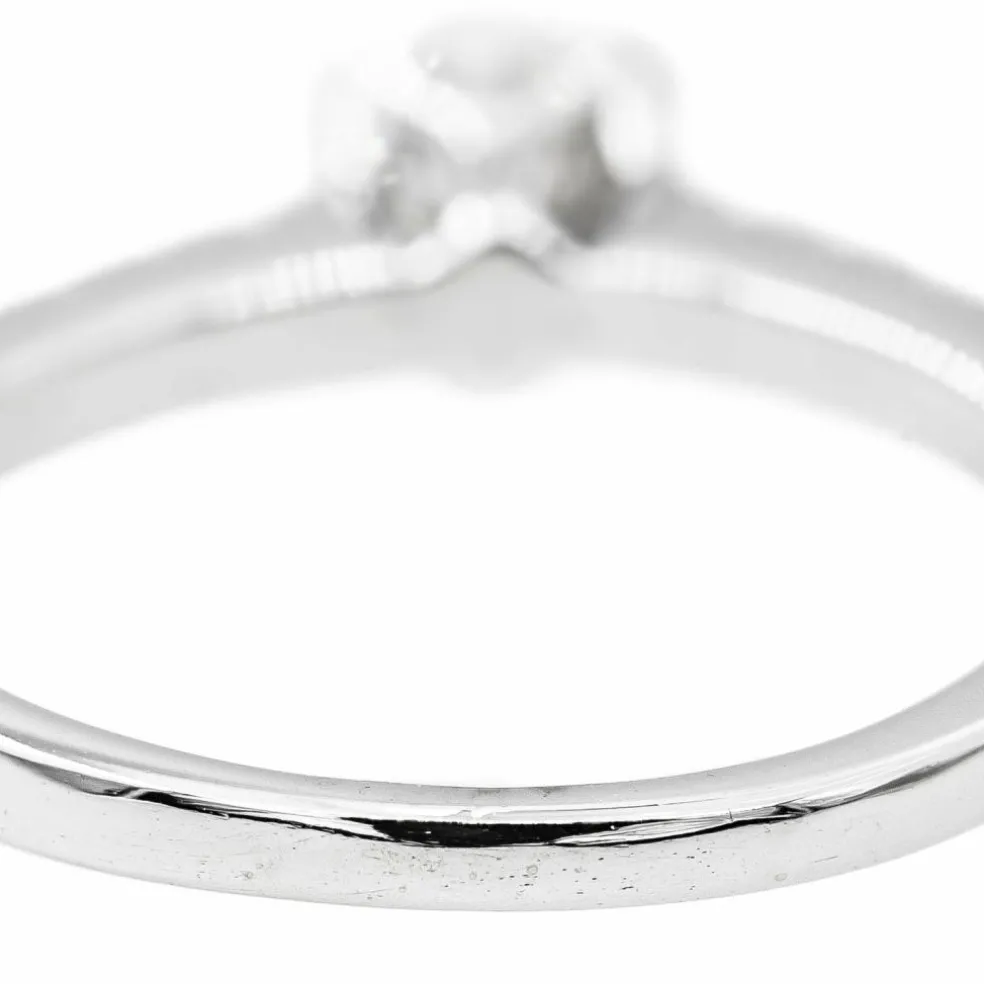 Bague Solitaire Or blanc Diamant