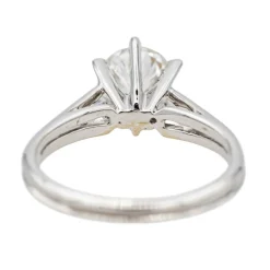 Bague Solitaire Or blanc Diamant