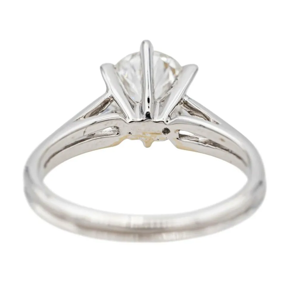 Bague Solitaire Or blanc Diamant