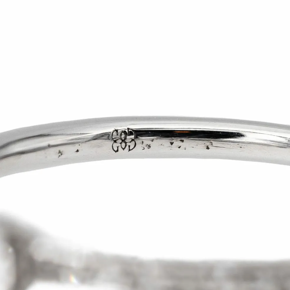 Bague Solitaire Or blanc Diamant