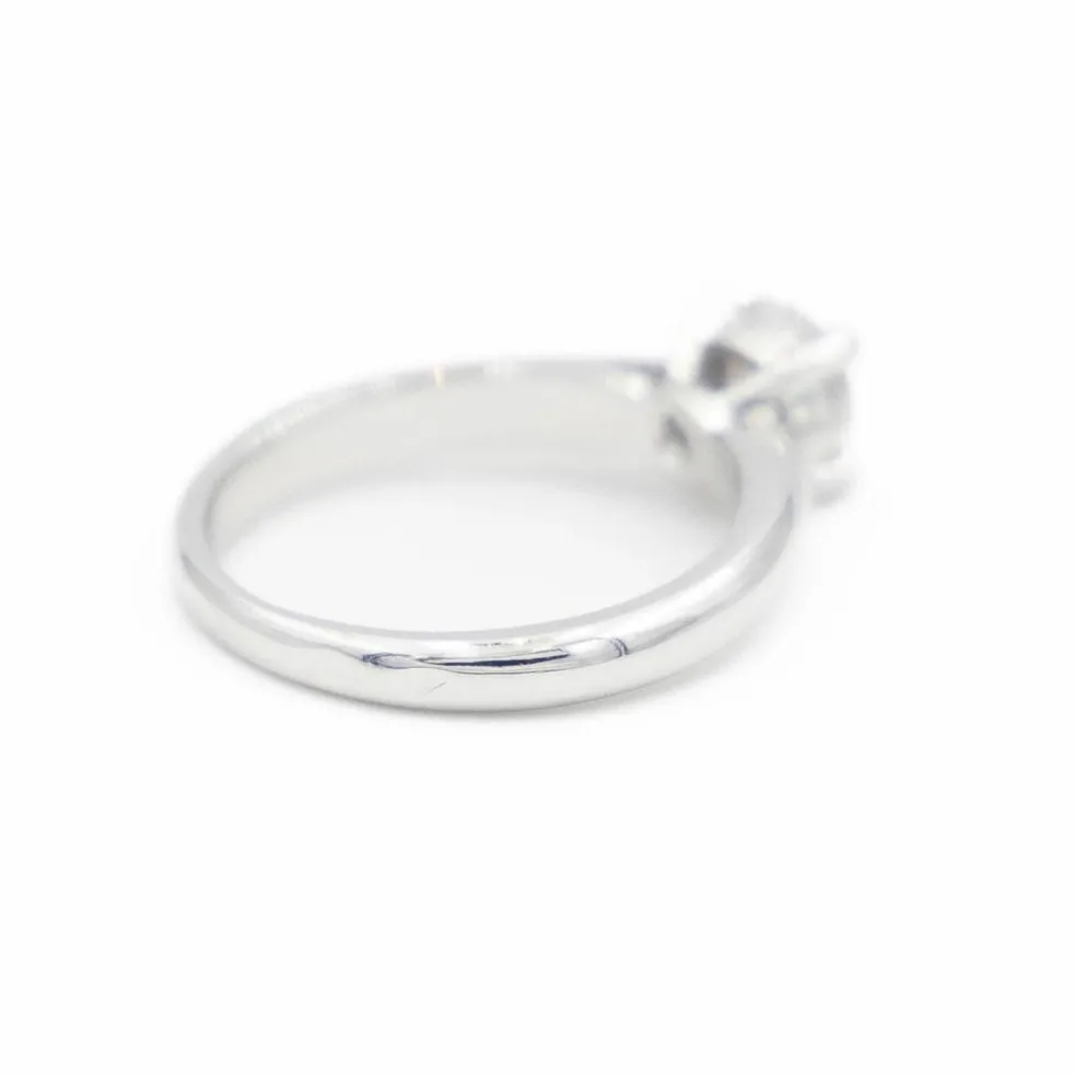 Bague Solitaire Or blanc Diamant