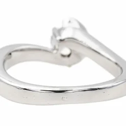Bague Solitaire Or blanc Diamant