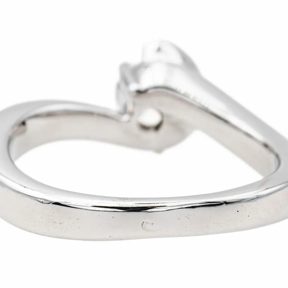 Bague Solitaire Or blanc Diamant