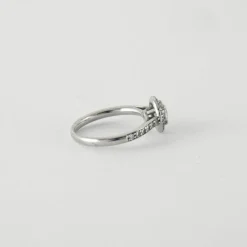 Bague Solitaire Or blanc Diamants