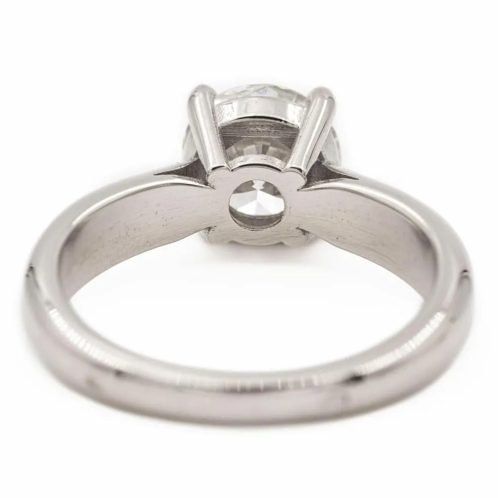 Bague Solitaire Or blanc Diamant