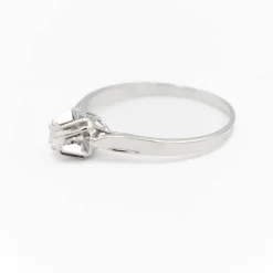 Bague Solitaire Or blanc Diamant