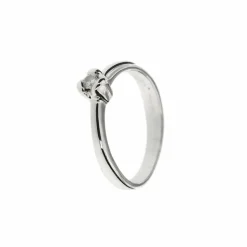 Bague solitaire Or blanc Diamant