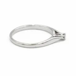 Bague Solitaire Or blanc Diamant
