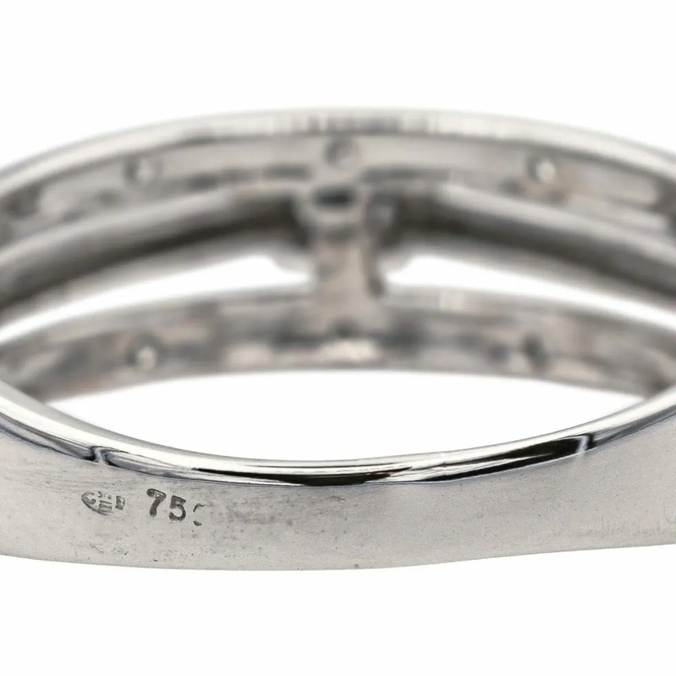 Bague Solitaire Or blanc Diamant