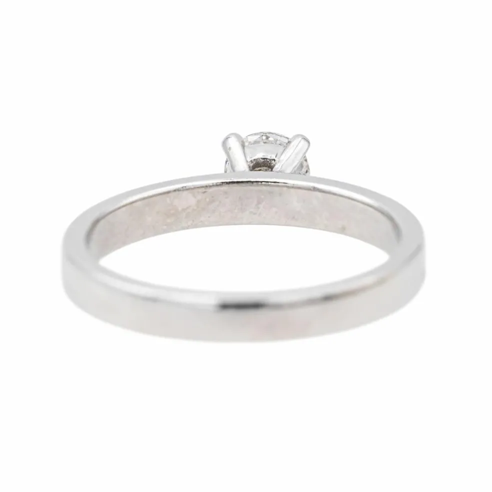 Bague Solitaire Or blanc Diamant