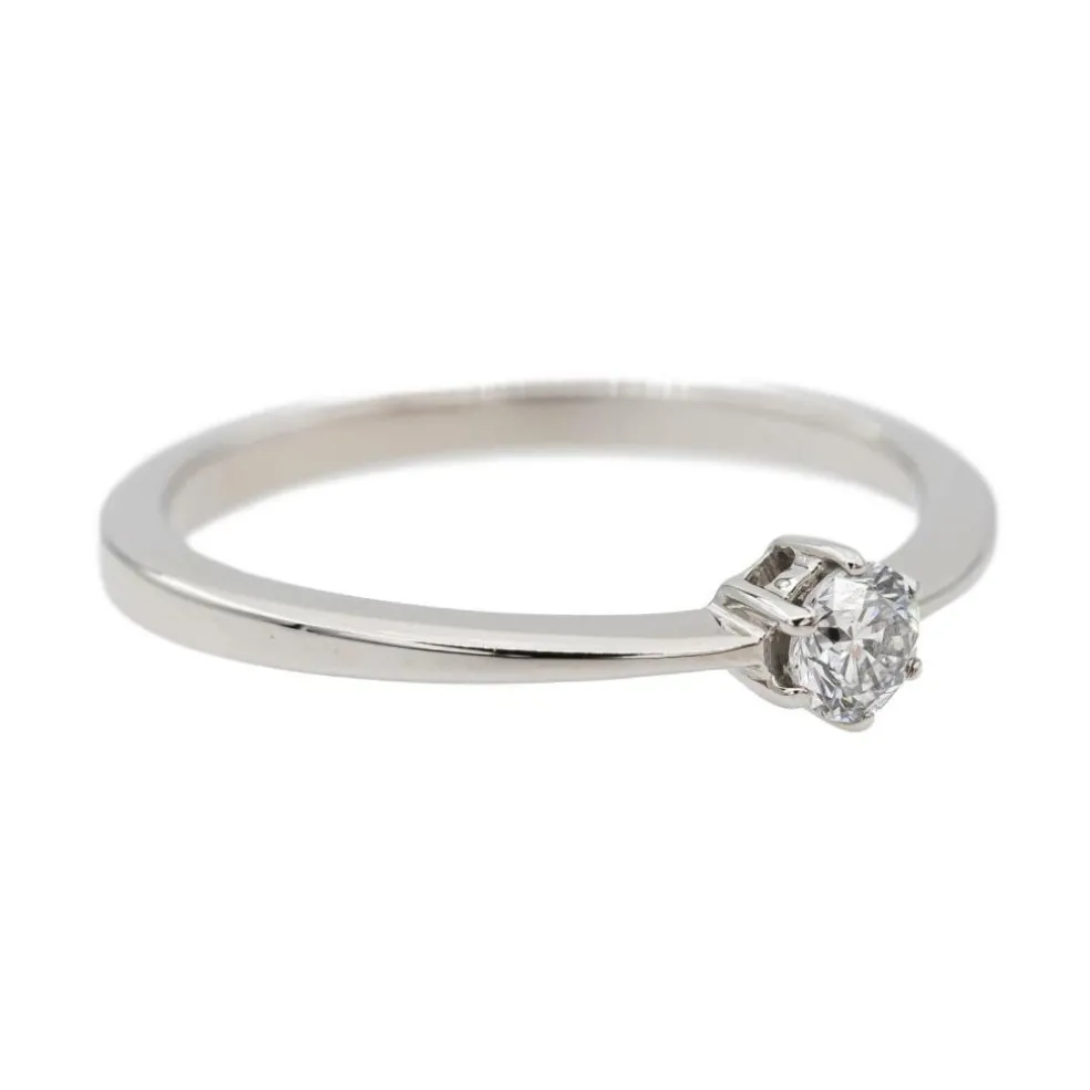 Bague Solitaire Or blanc Diamant