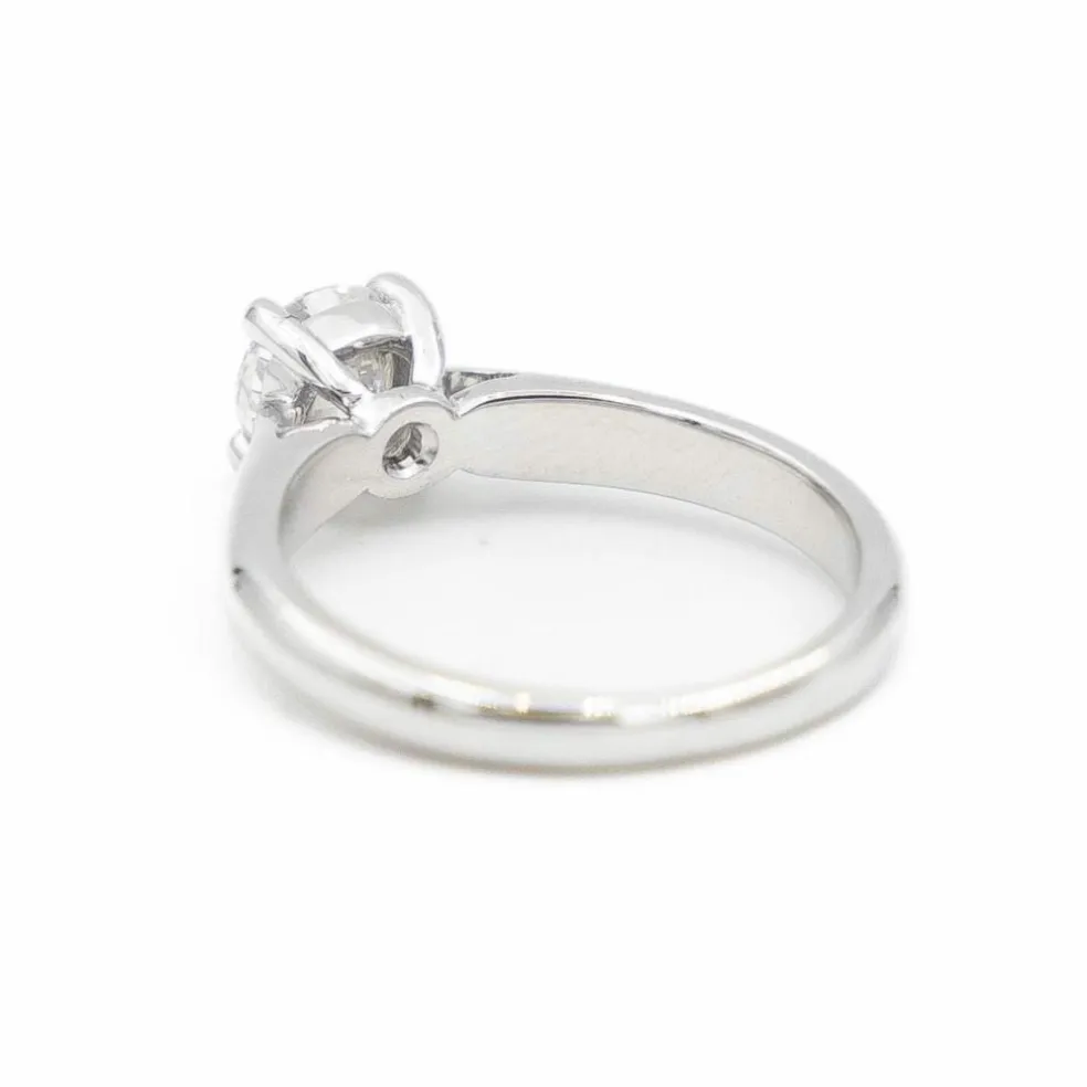 Bague Solitaire Or blanc Diamant
