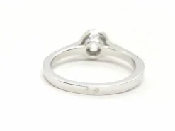 Bague Solitaire Or blanc Diamant