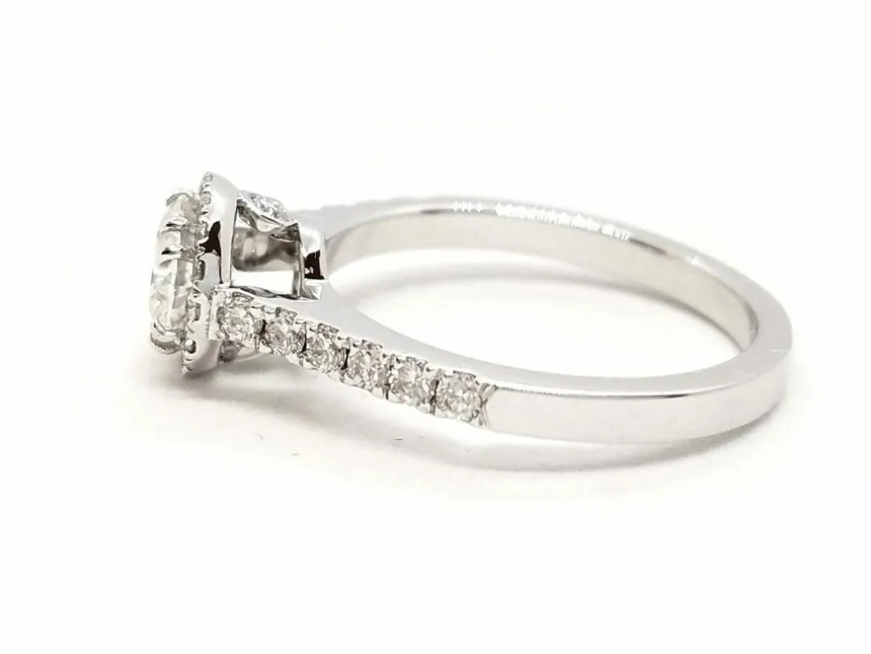 Bague Solitaire Or blanc Diamant