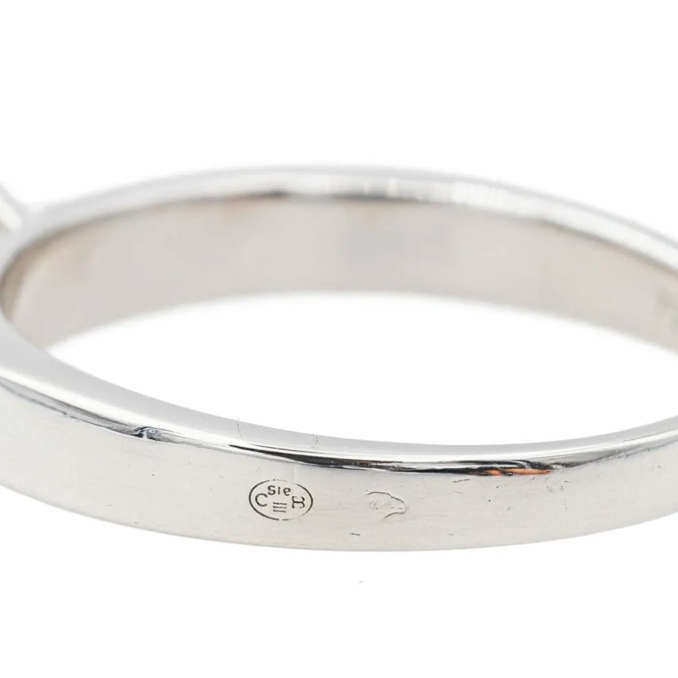 Bague Solitaire Or blanc Diamant