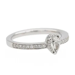 Bague Solitaire Or blanc Diamant
