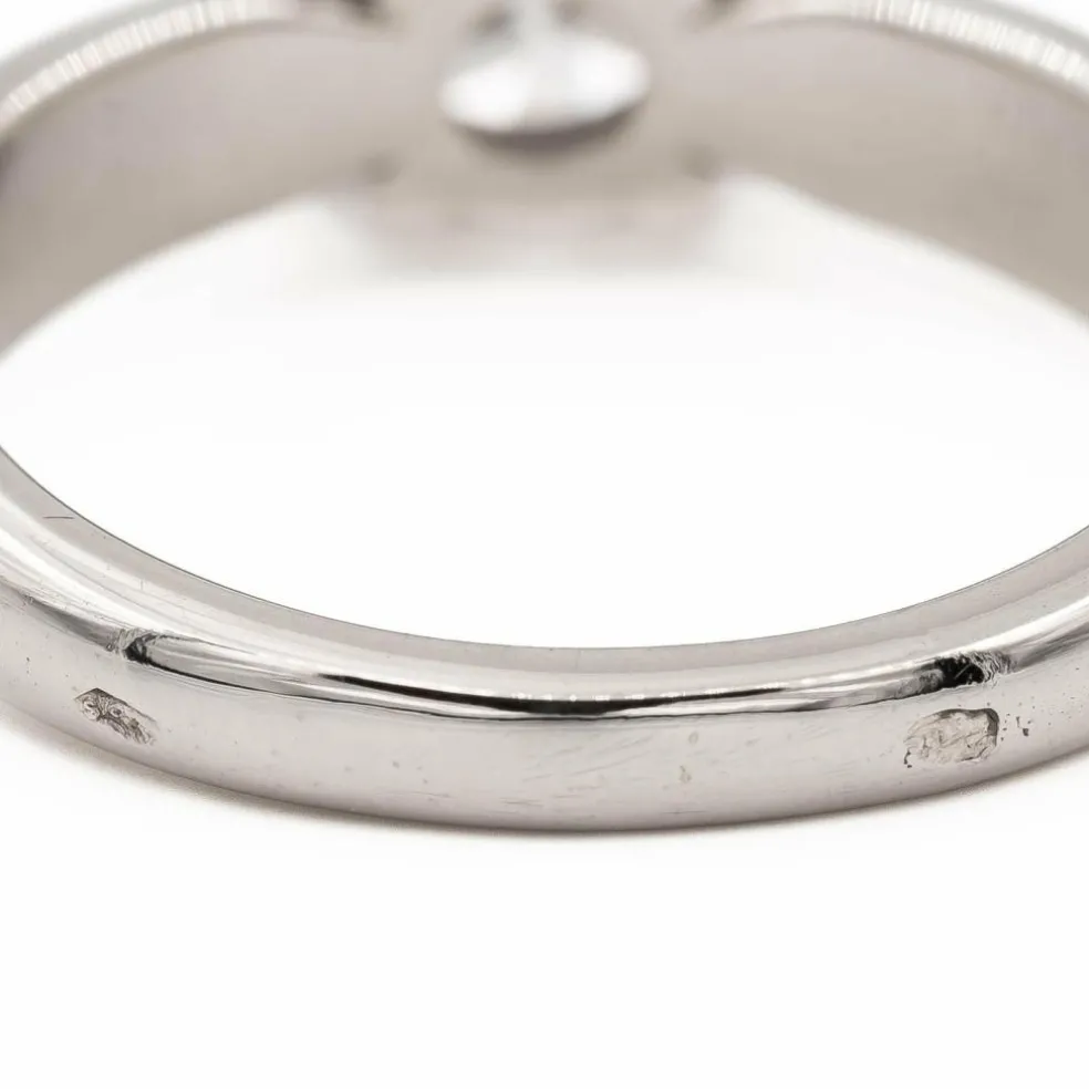 Bague Solitaire Or blanc Diamant