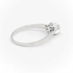 Bague Solitaire Or blanc Diamant