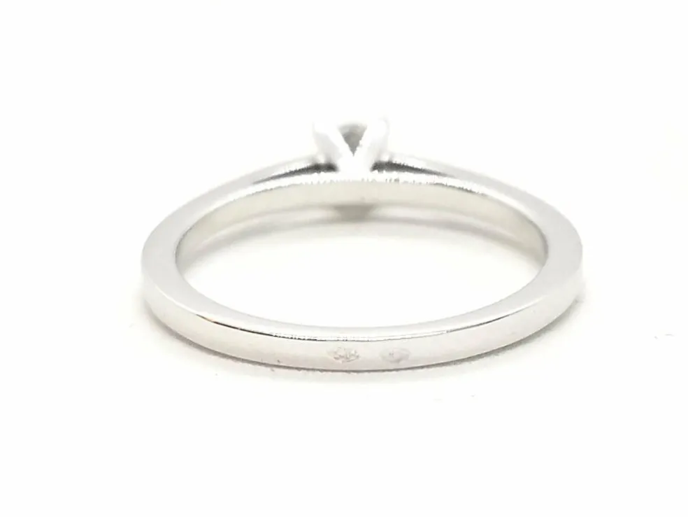 Bague Solitaire Or blanc Diamant
