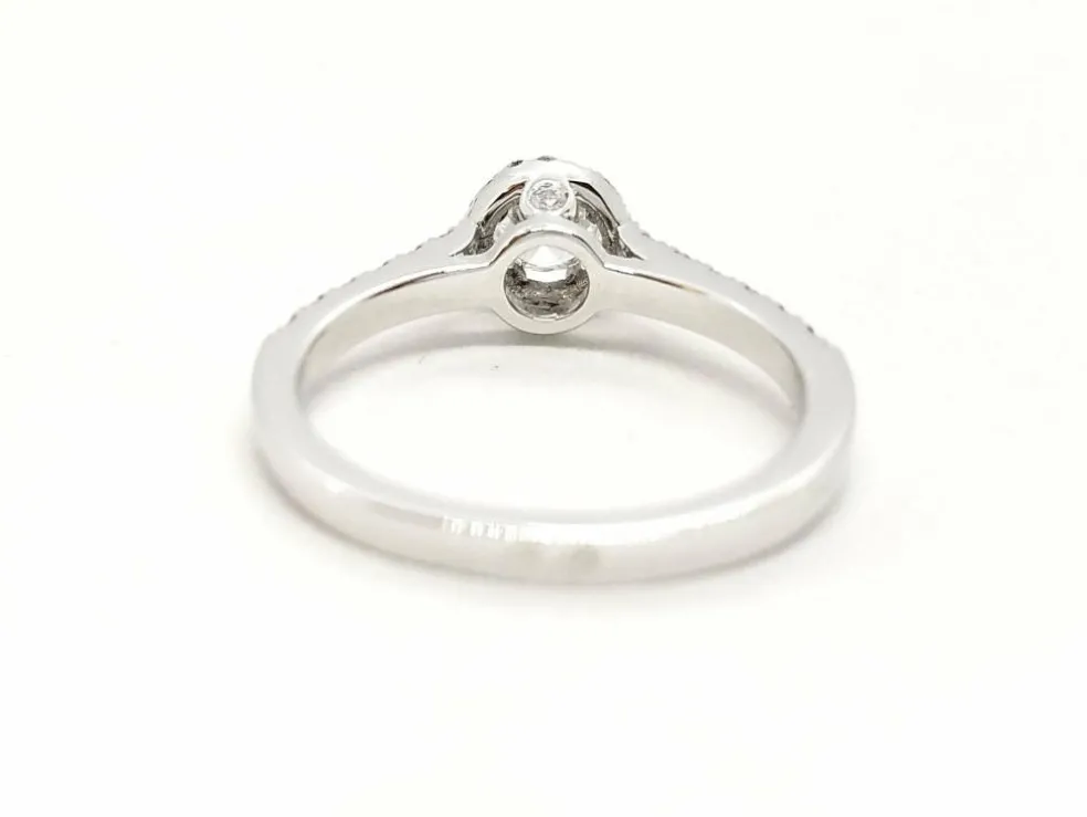 Bague Solitaire Or blanc Diamant