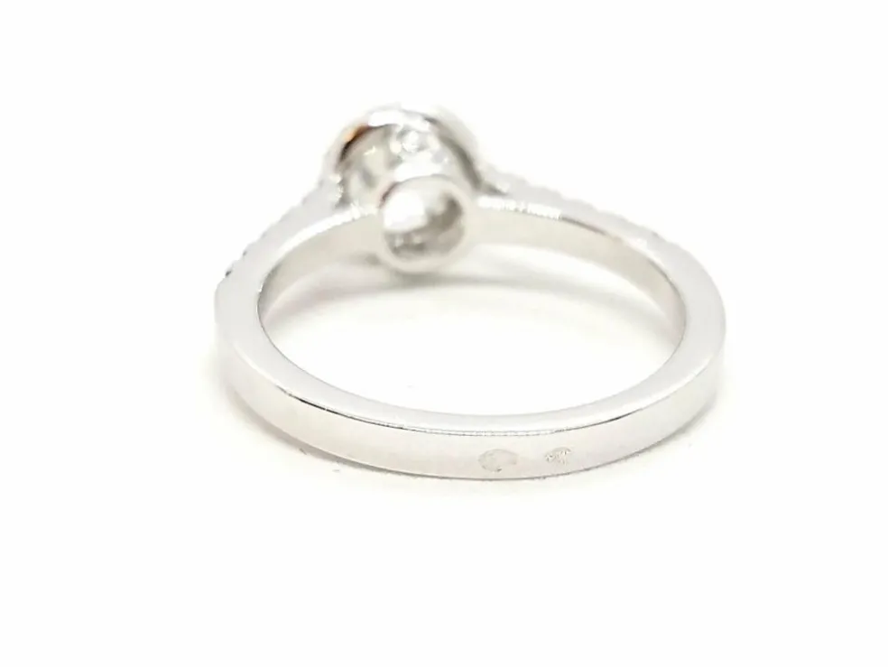 Bague Solitaire Or blanc Diamant