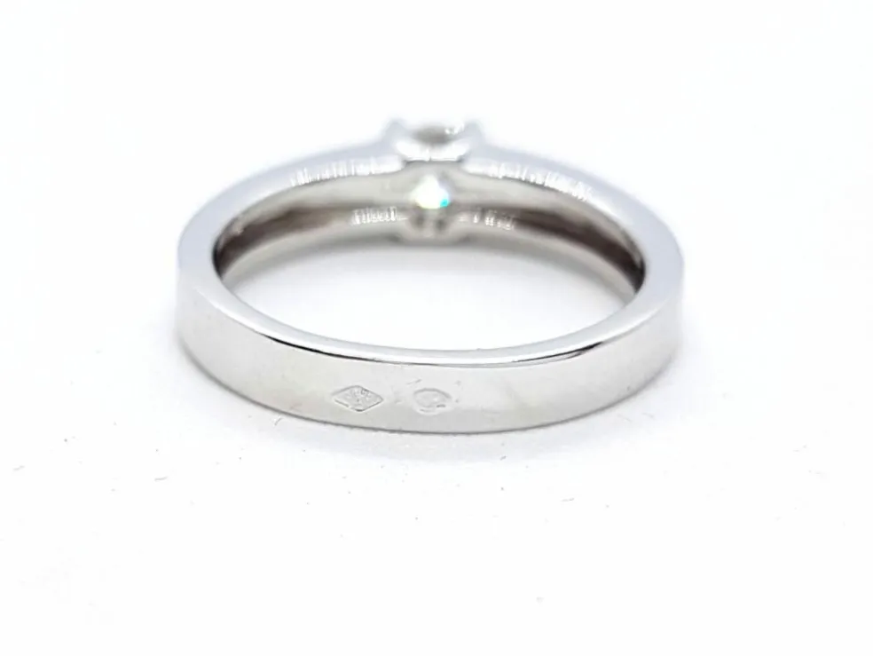 Bague Solitaire Or blanc Diamant