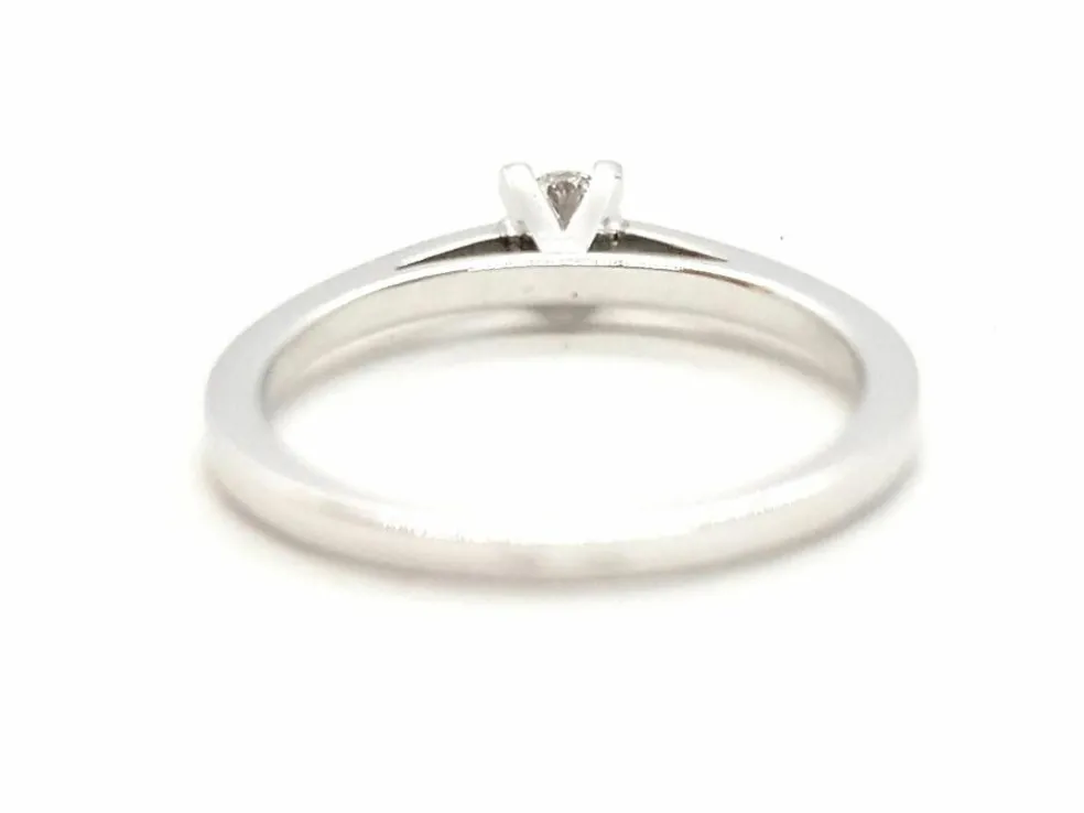 Bague Solitaire Or blanc Diamant