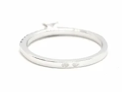 Bague Solitaire Or blanc Diamant