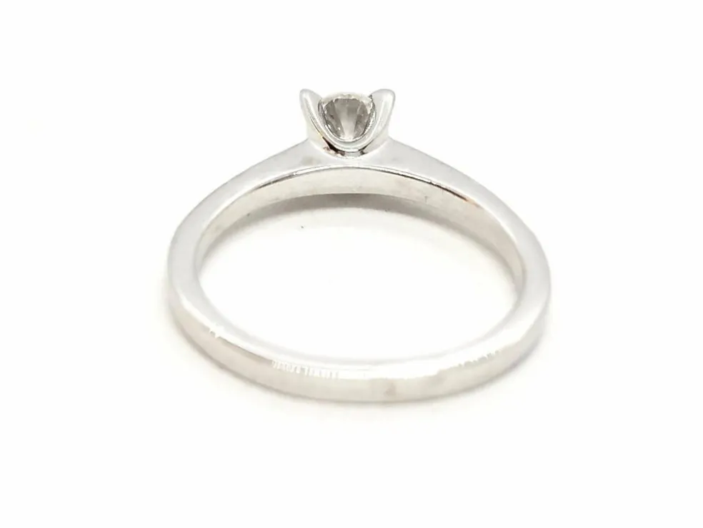 Bague Solitaire Or blanc Diamant