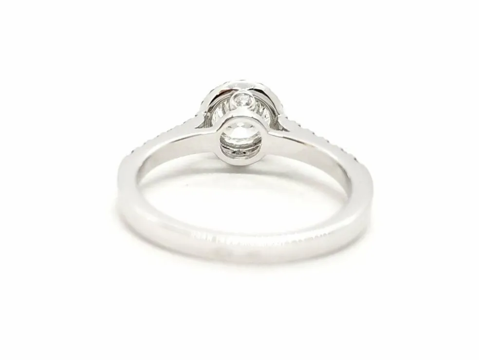 Bague Solitaire Or blanc Diamant