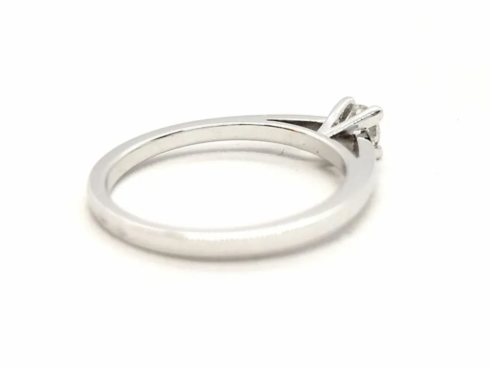 Bague Solitaire Or blanc Diamant