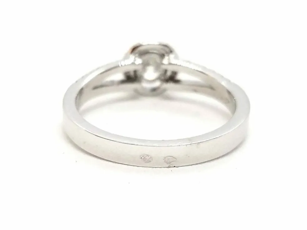Bague Solitaire Or blanc Diamant