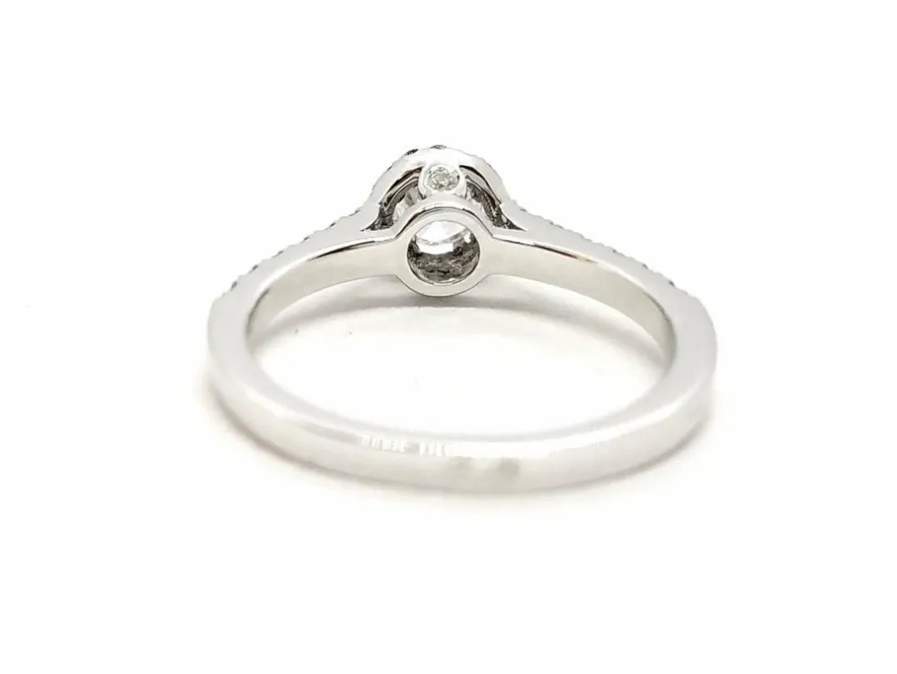 Bague Solitaire Or blanc Diamant