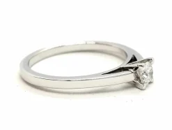 Bague Solitaire Or blanc Diamant
