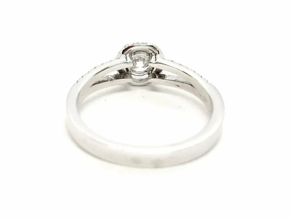 Bague Solitaire Or blanc Diamant