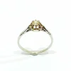 Bague Solitaire or et diamants