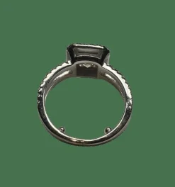 Bague solitaire or et diamants