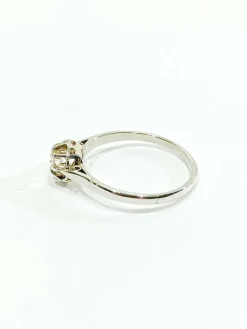 Bague Solitaire or et diamants
