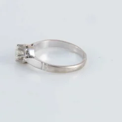 Bague Solitaire or gris Diamant 0.50ct