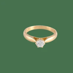 Bague Solitaire or jaune Diamant 0.40ct