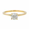 Bague Solitaire Or jaune Diamant