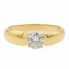 Bague Solitaire Or jaune Diamant