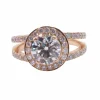 Bague solitaire or jaune diamants