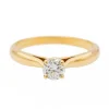 Bague Solitaire Or jaune Diamant