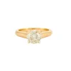 Bague solitaire Or jaune Diamant