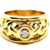 Bague Solitaire Or jaune Diamant