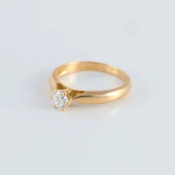 Bague Solitaire or jaune Diamant 0.40ct